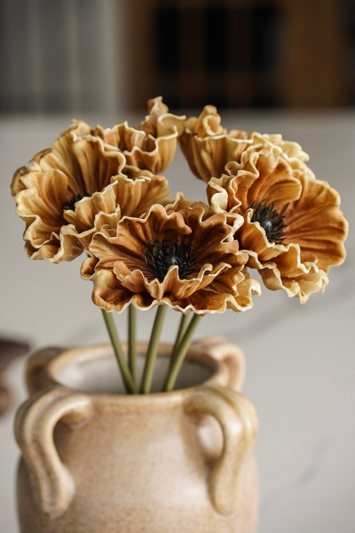Harvest Gold Real Touch Poppy Bundle