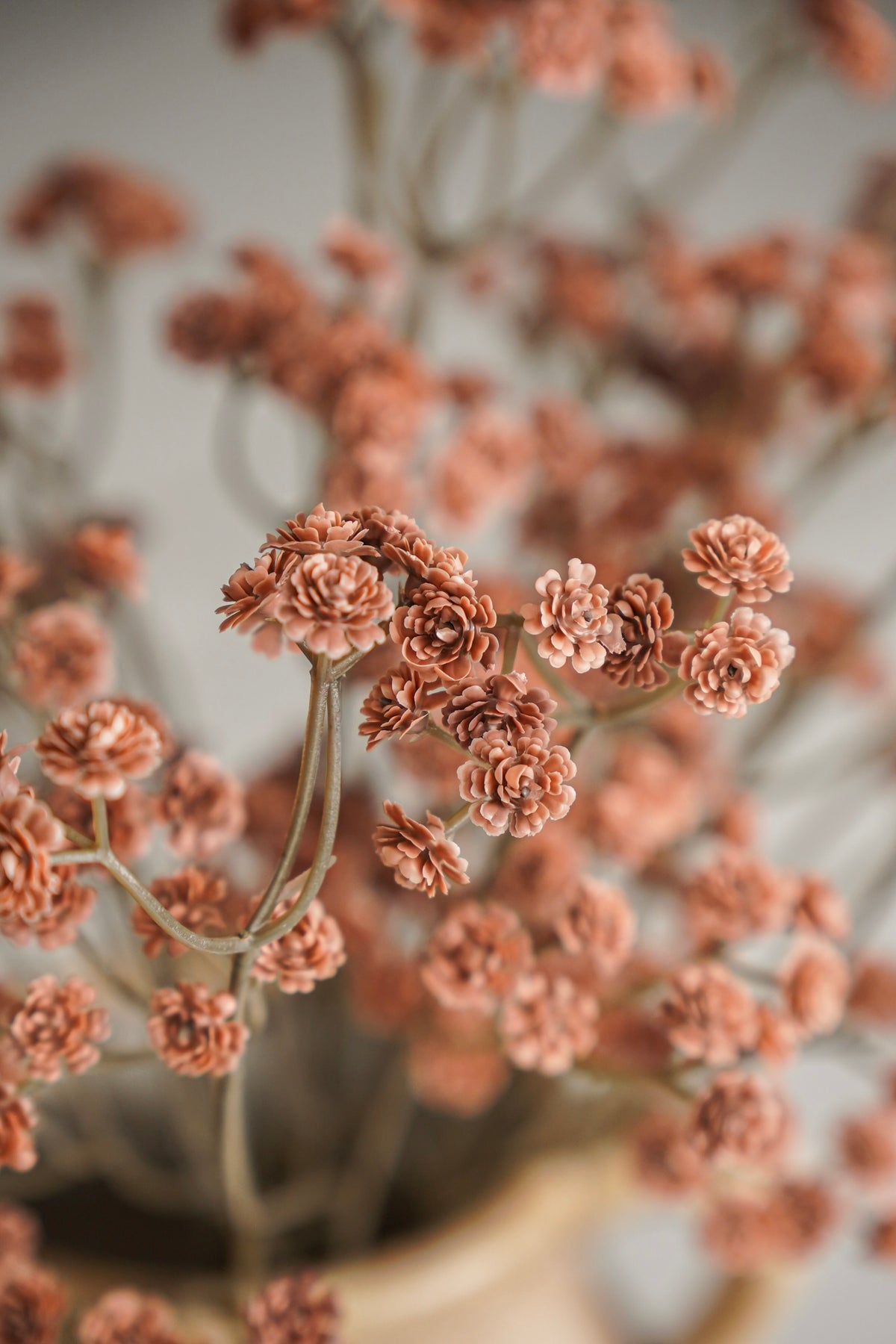 Real Touch Terracotta Baby’s Breath Bunch