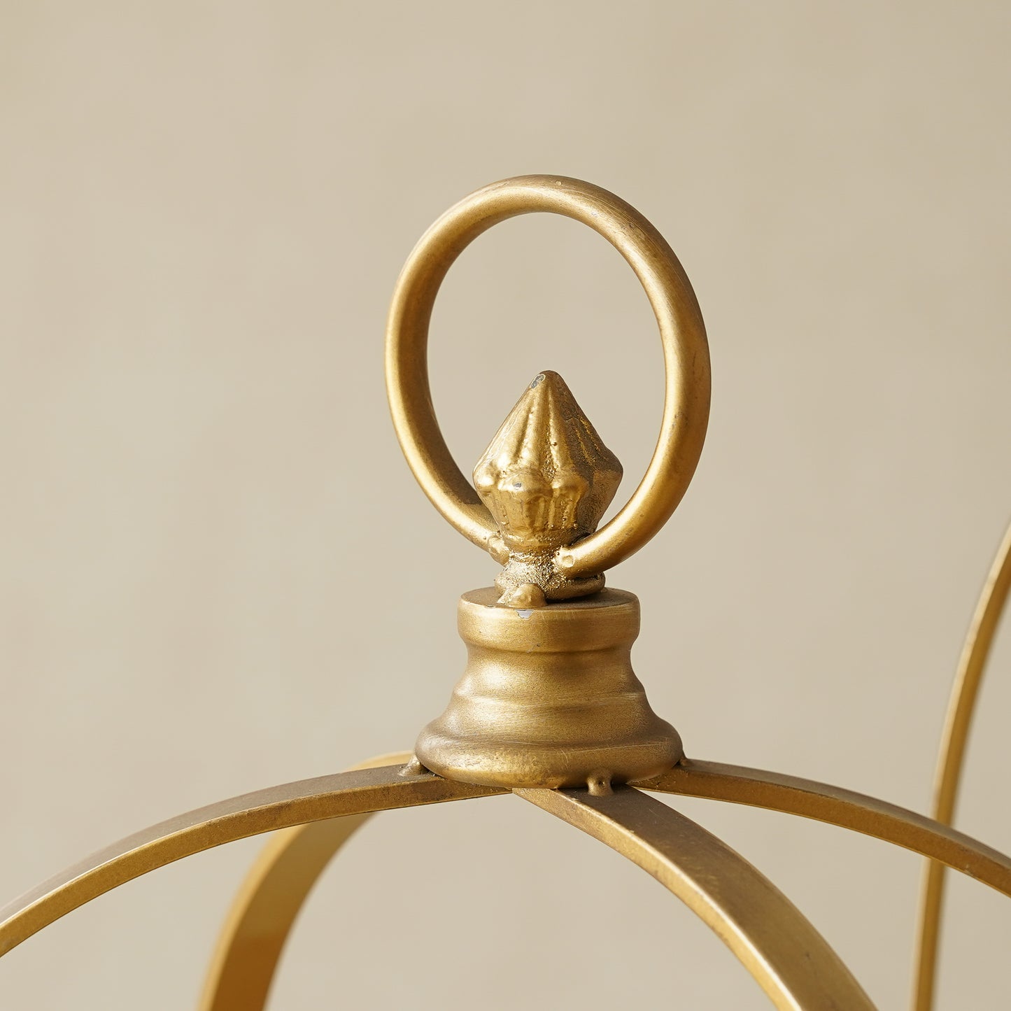 Gold Wide Lantern