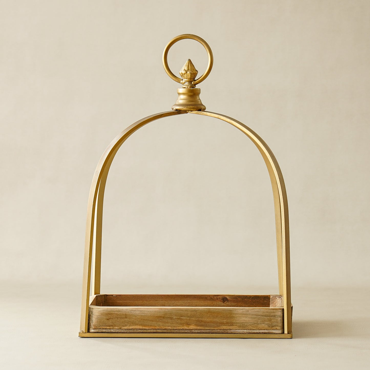 Gold Wide Lantern