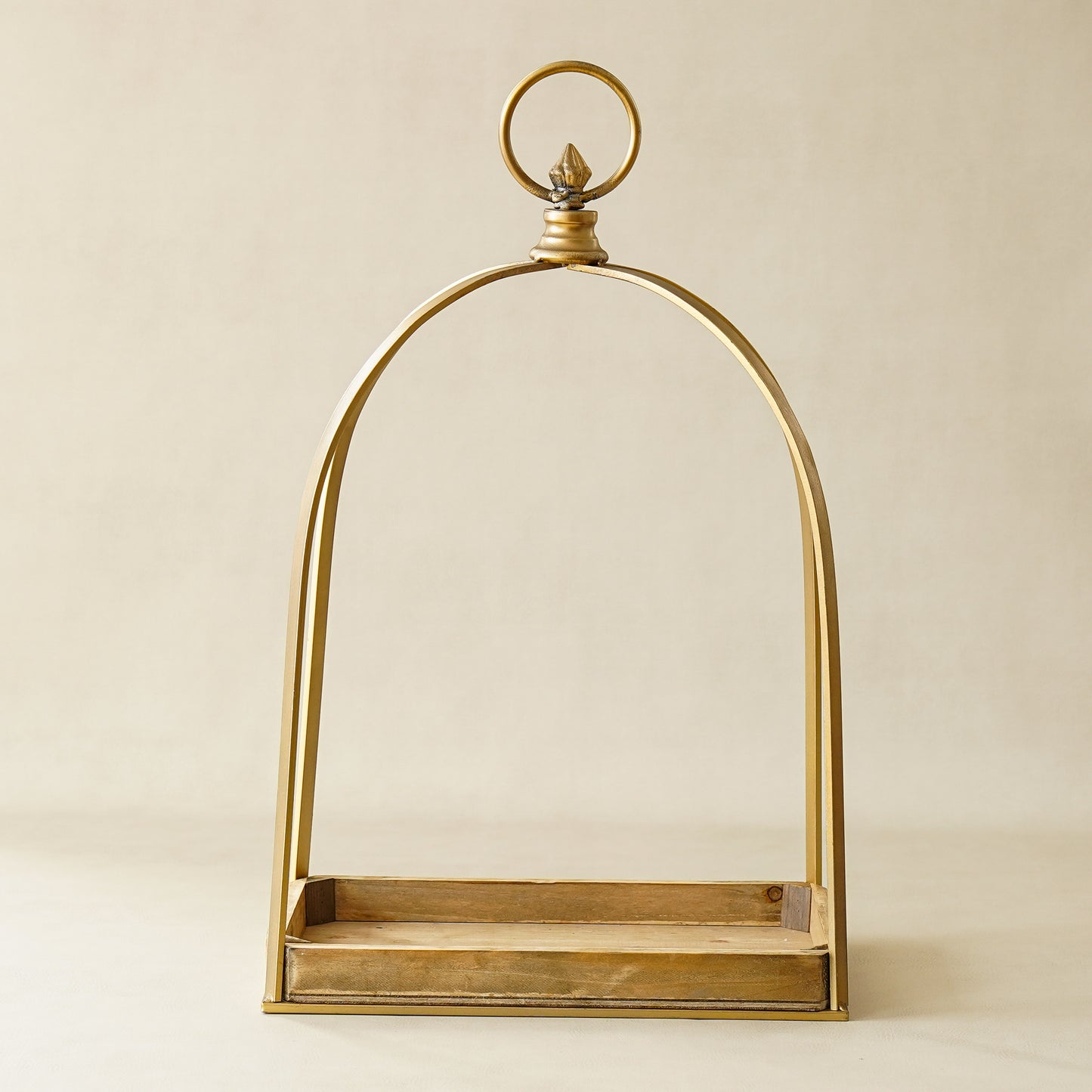 Gold Wide Lantern