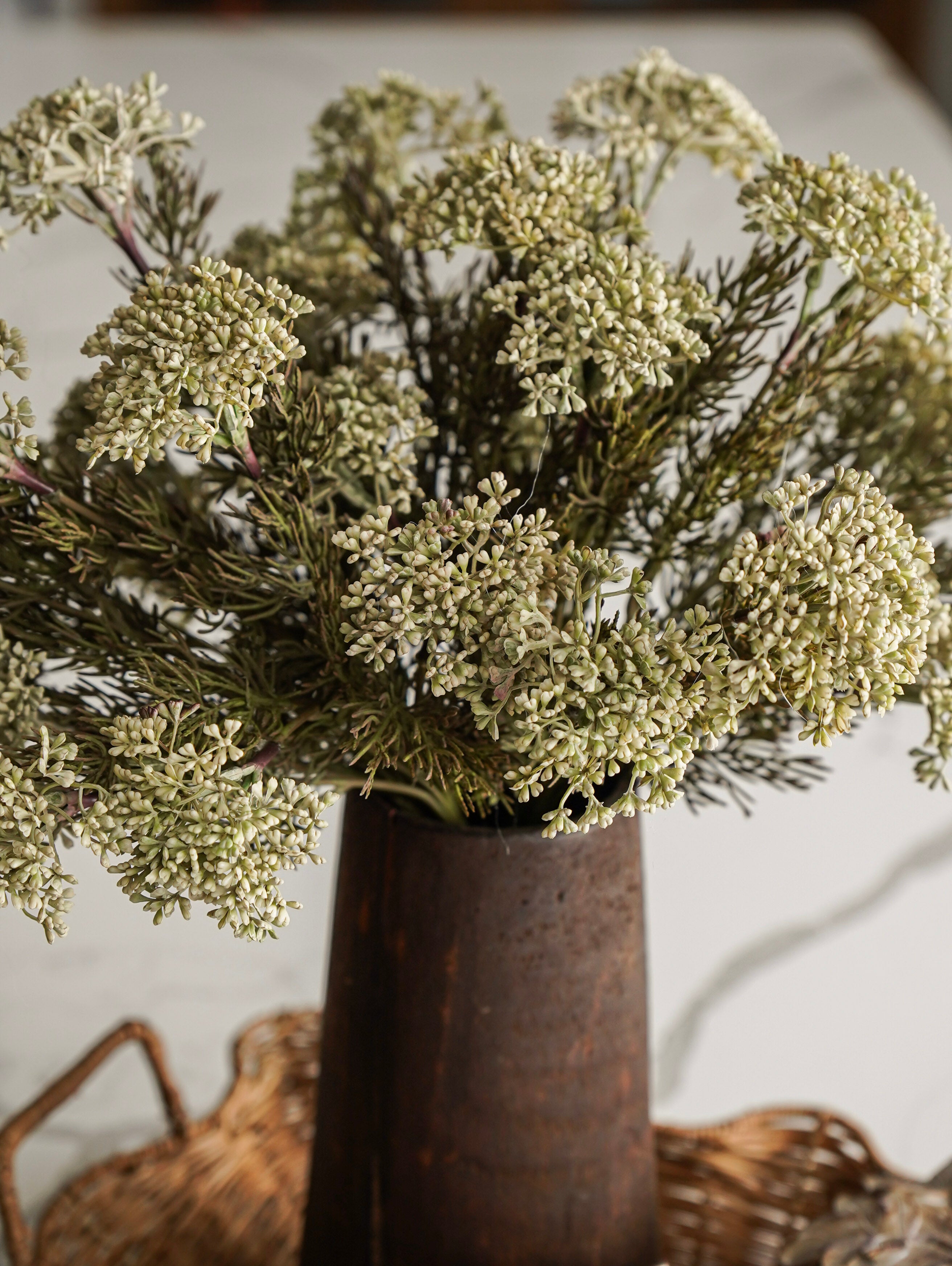 Found Decorative Wood Vase