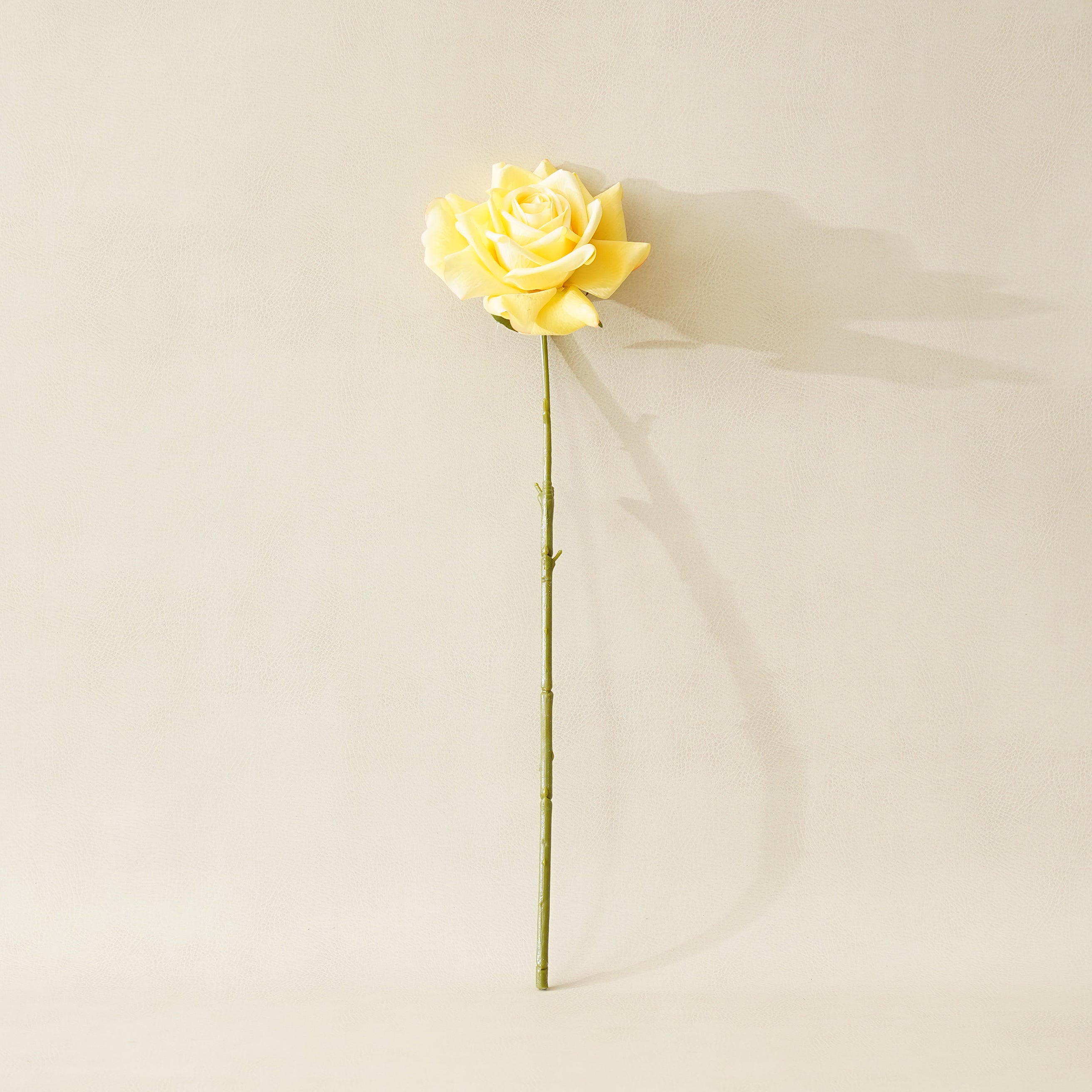 DROOPY Real Touch Duchess Rose Stem | Yellow