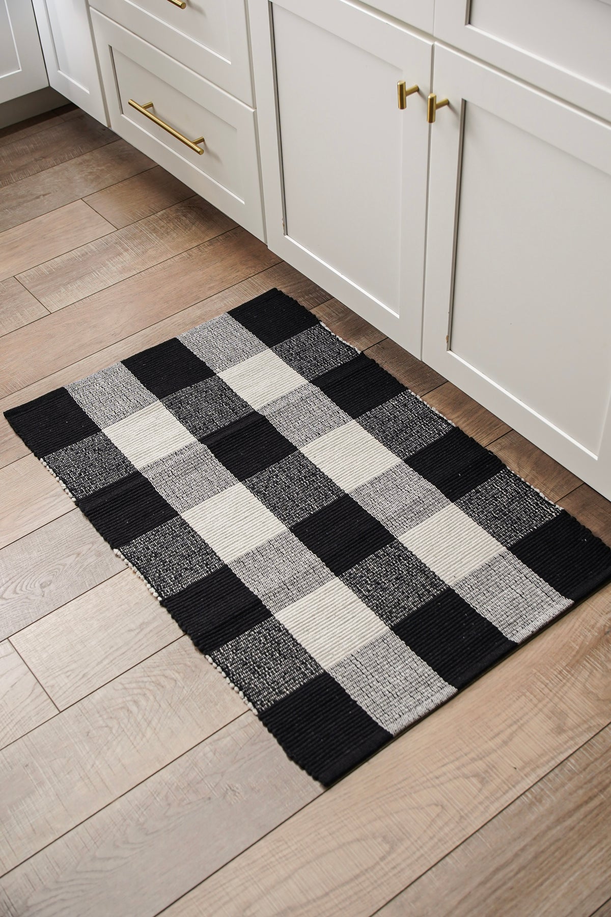 Black and White Rug