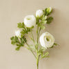 Real Touch Ranunculus Stem | White