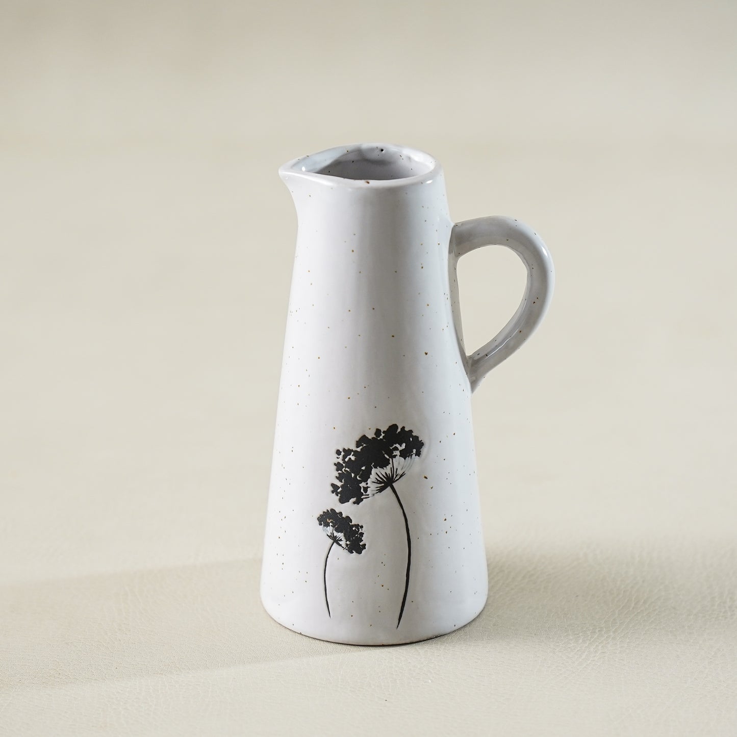 Dandelion Pattern Mini Pitcher Vase