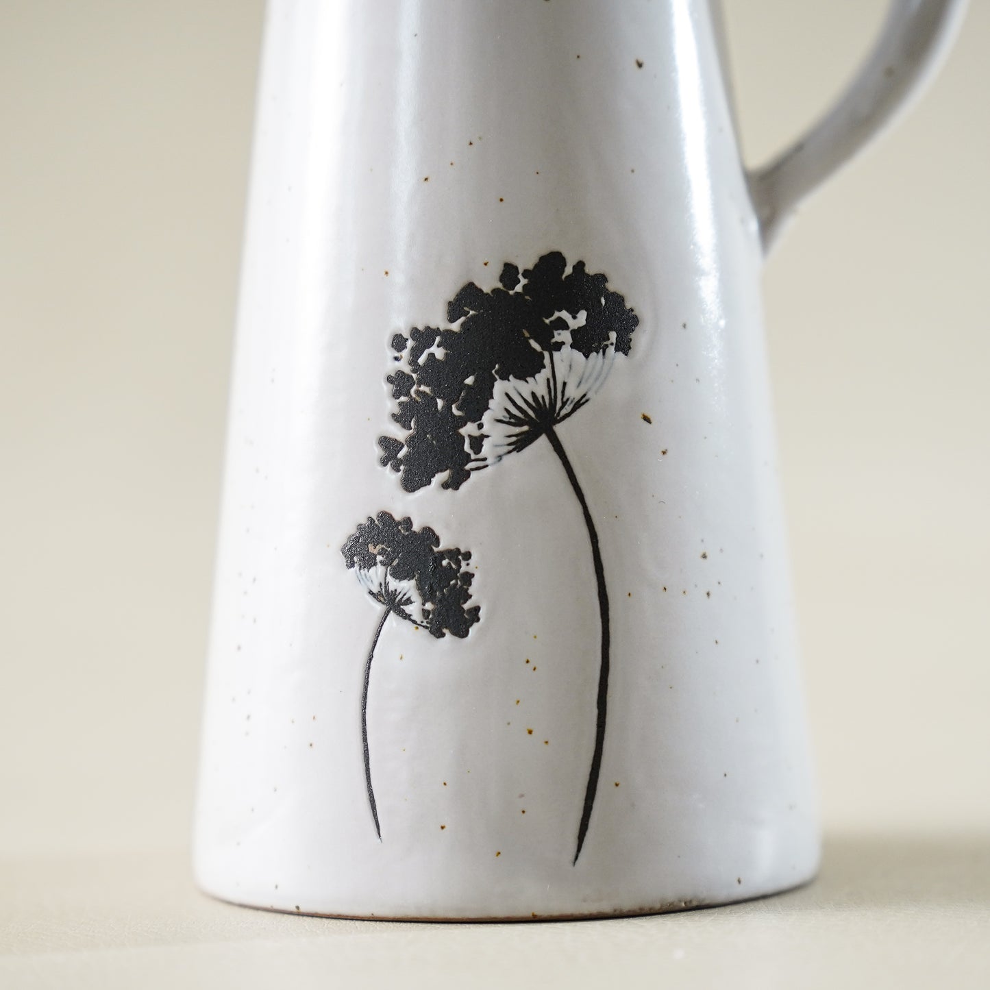 Dandelion Pattern Mini Pitcher Vase