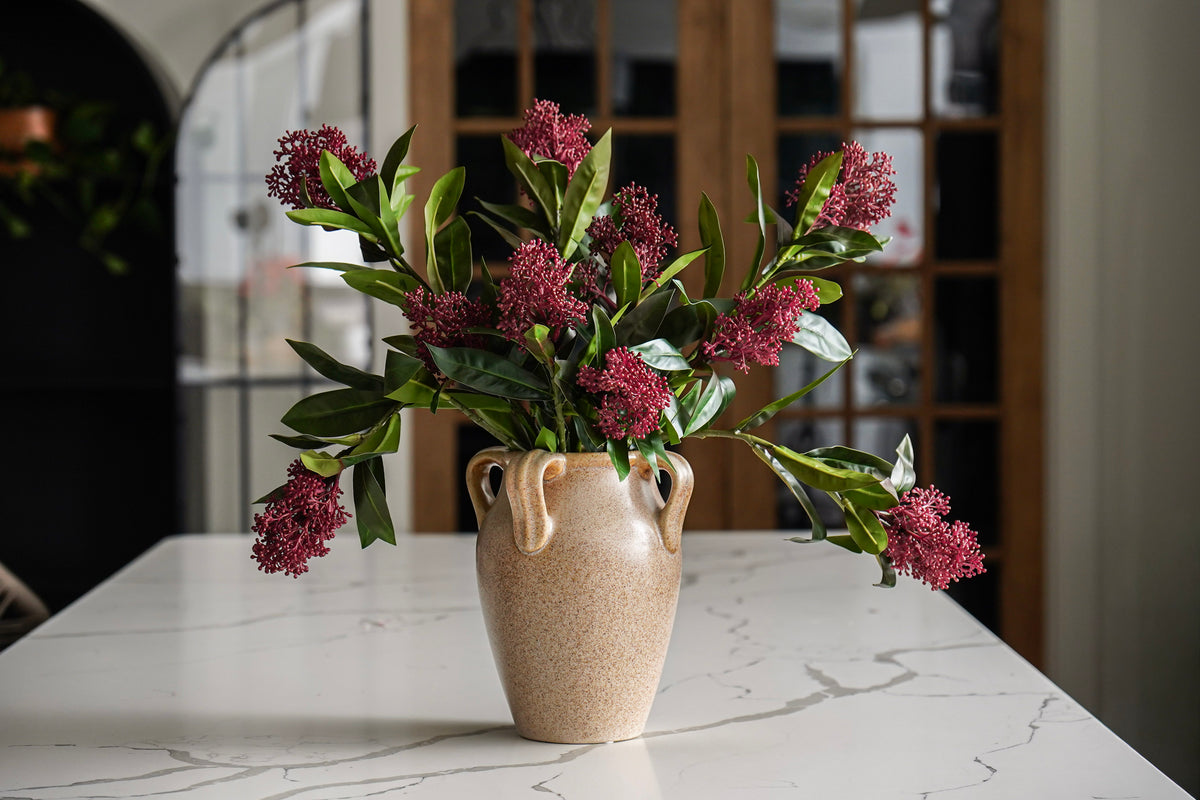 Dusty Rose Berry Branch Stem