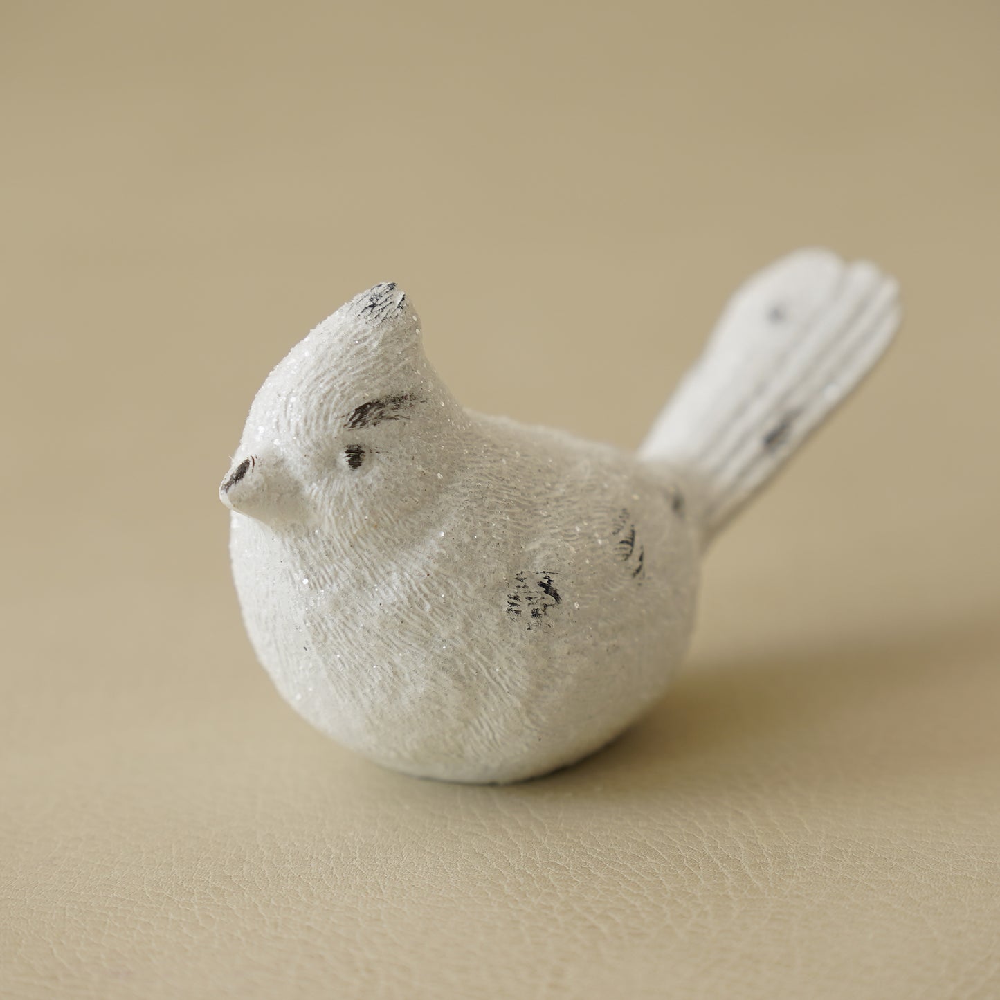 Small White Distressed Bird