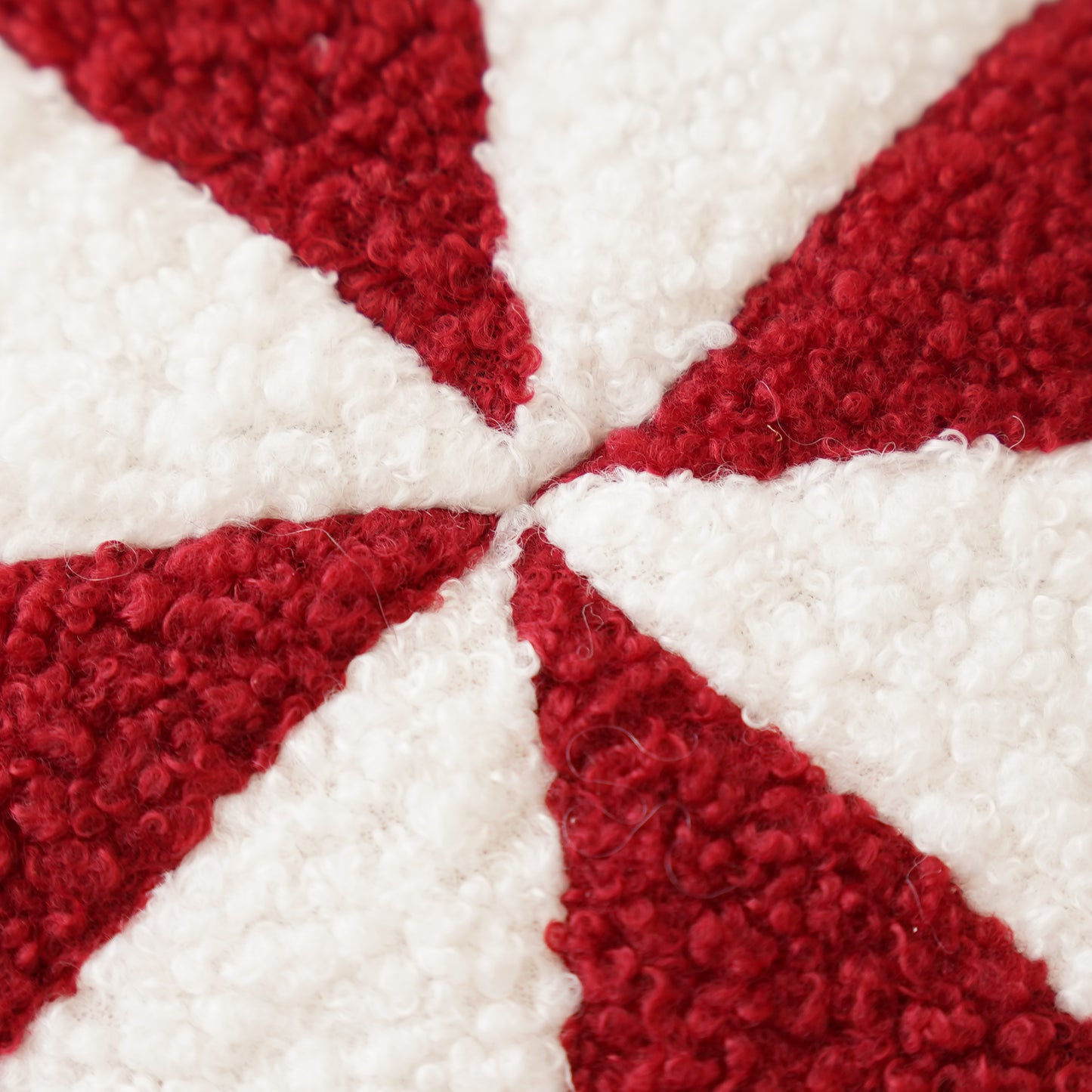 Round Peppermint Pillow