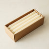 Powdered Chunky Taper Candles | Set of 12