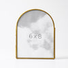 Arched Brass Photo Frame