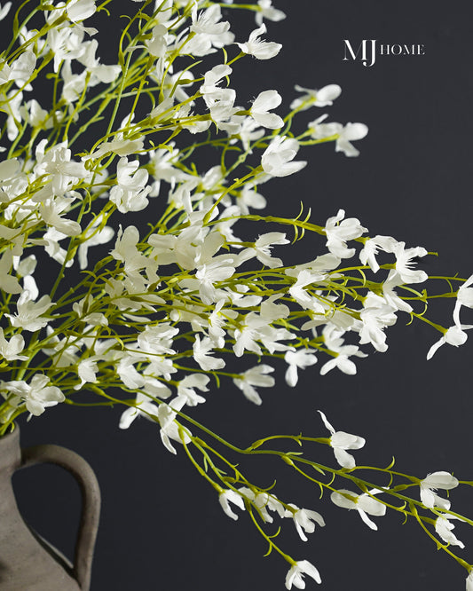 Forsythia Blossom Branch | White