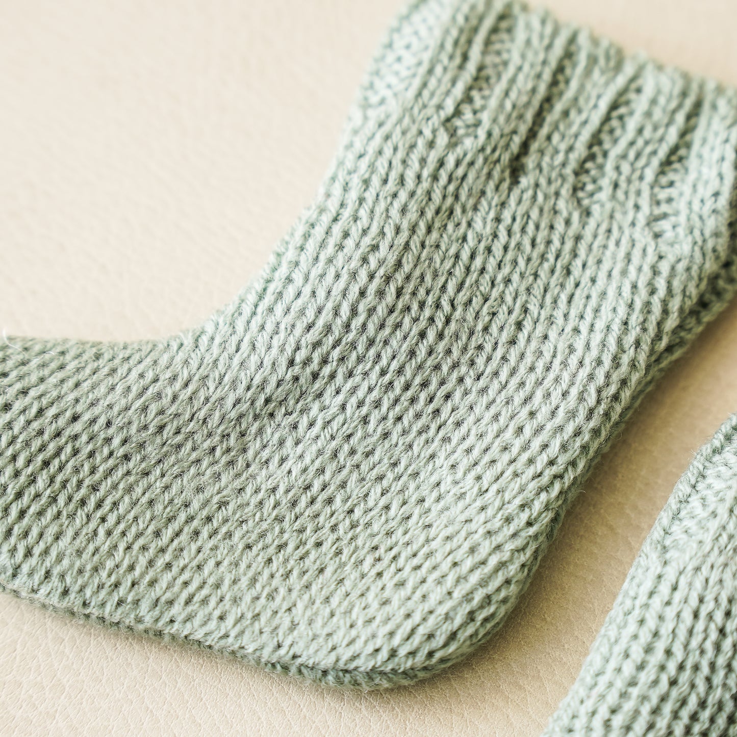 Blue Knit Stocking Ornament