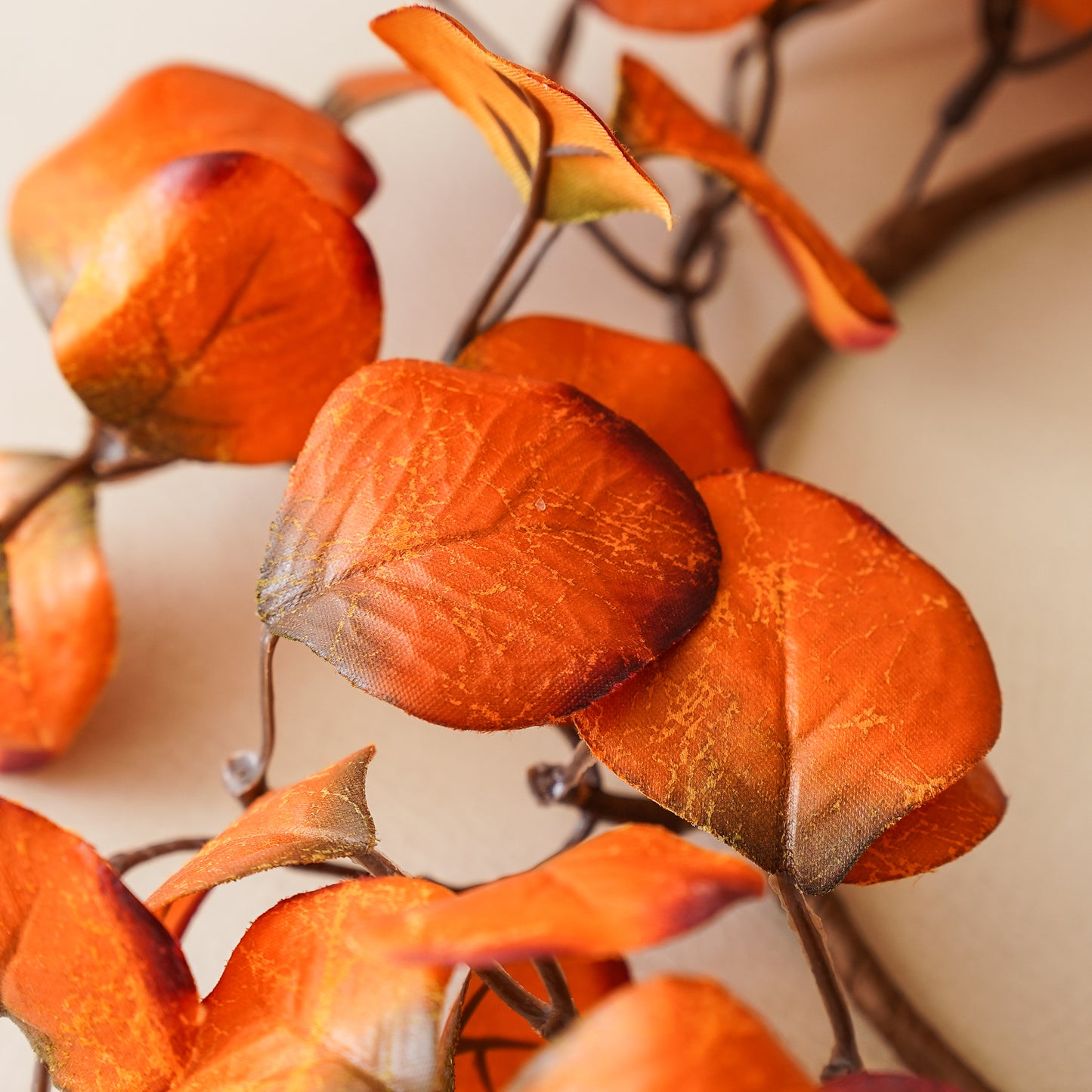 Burnt Orange Eucalyptus Candle Ring | 15”