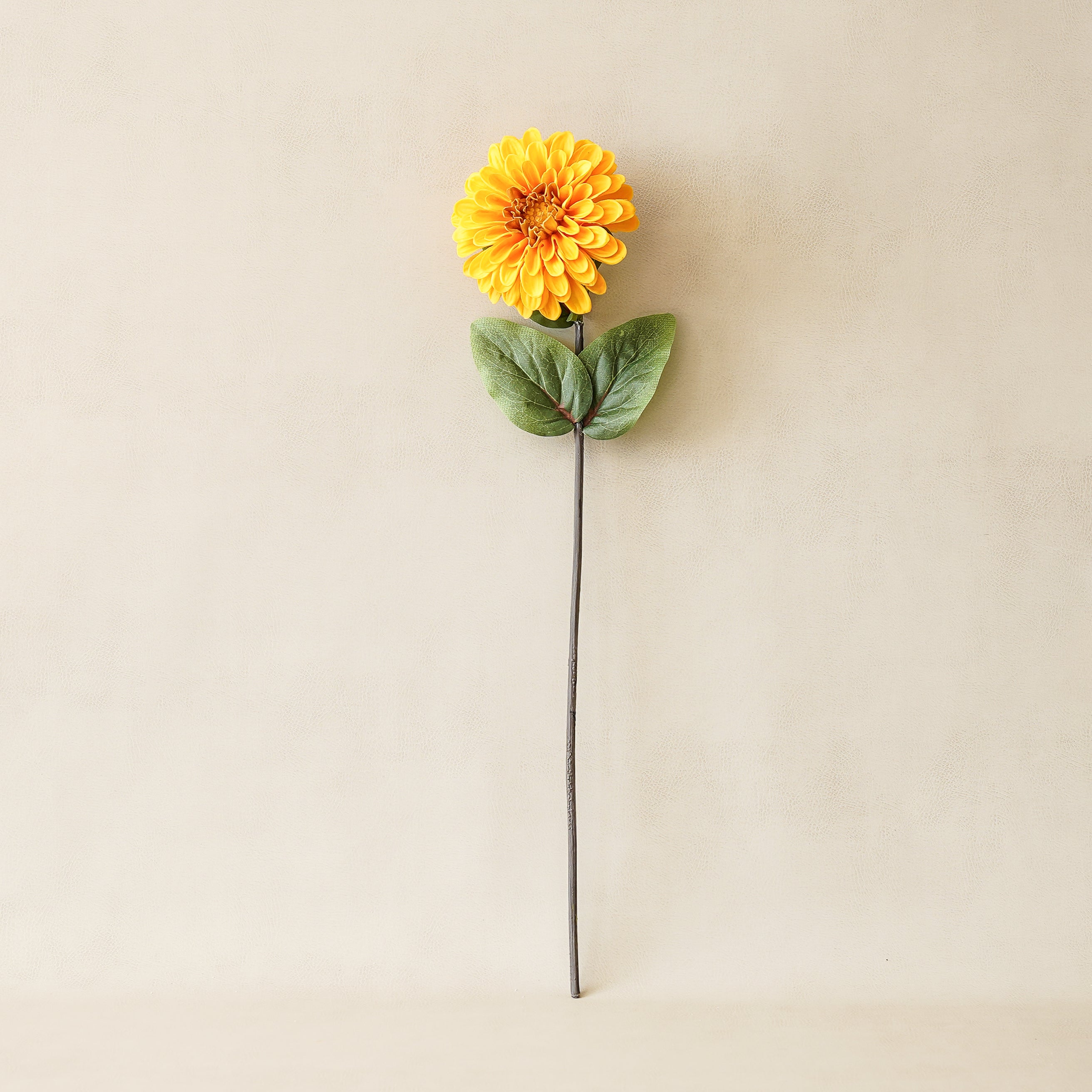 Real Touch Zinnia Bloom | Yellow