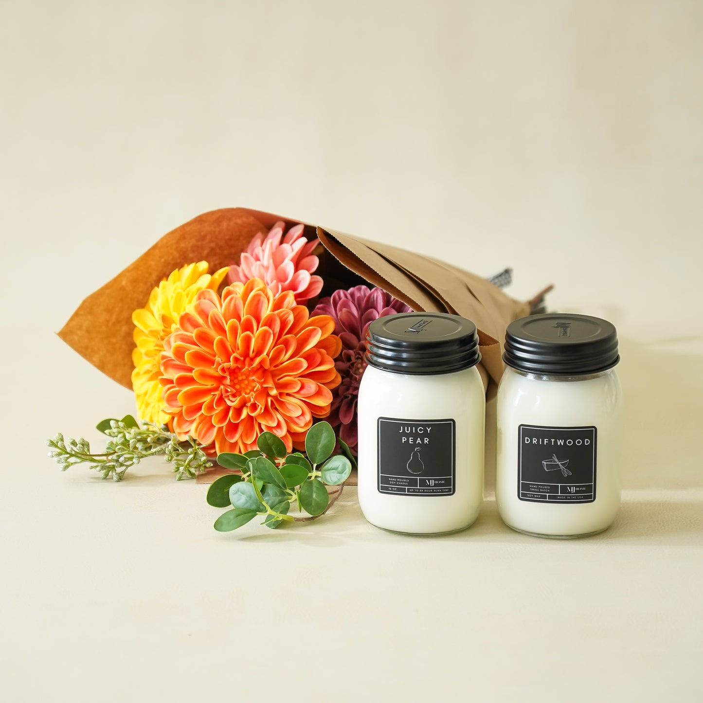 Mother's Day Bouquet & Candle Gift Bundle | SAVE $38!