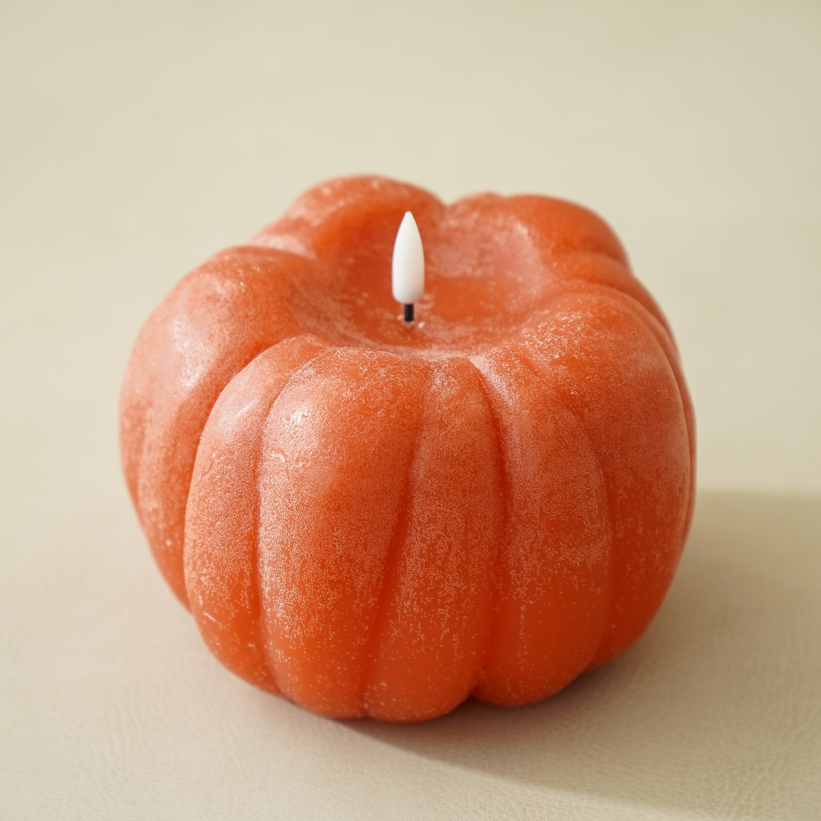 Flameless Pumpkin Candles