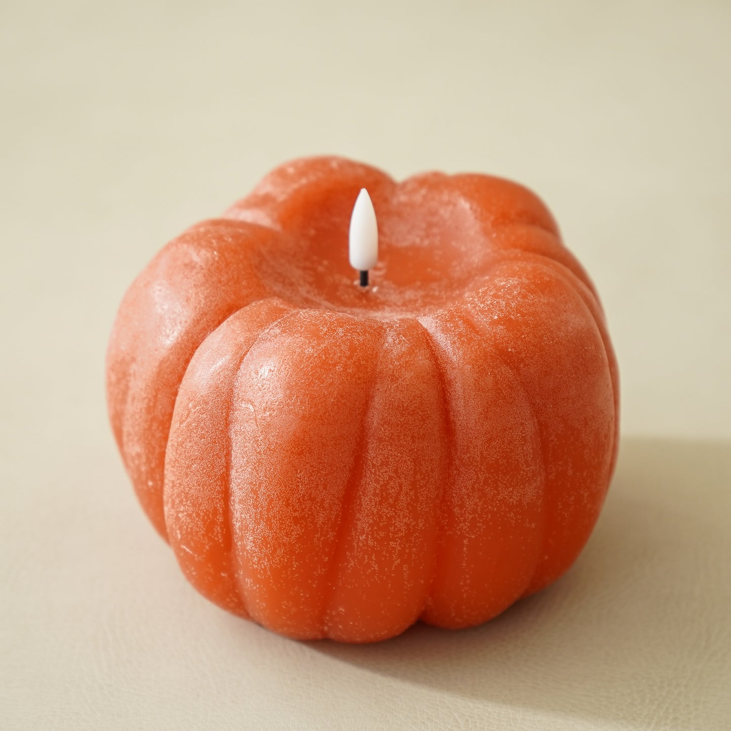 Flameless Pumpkin Candles
