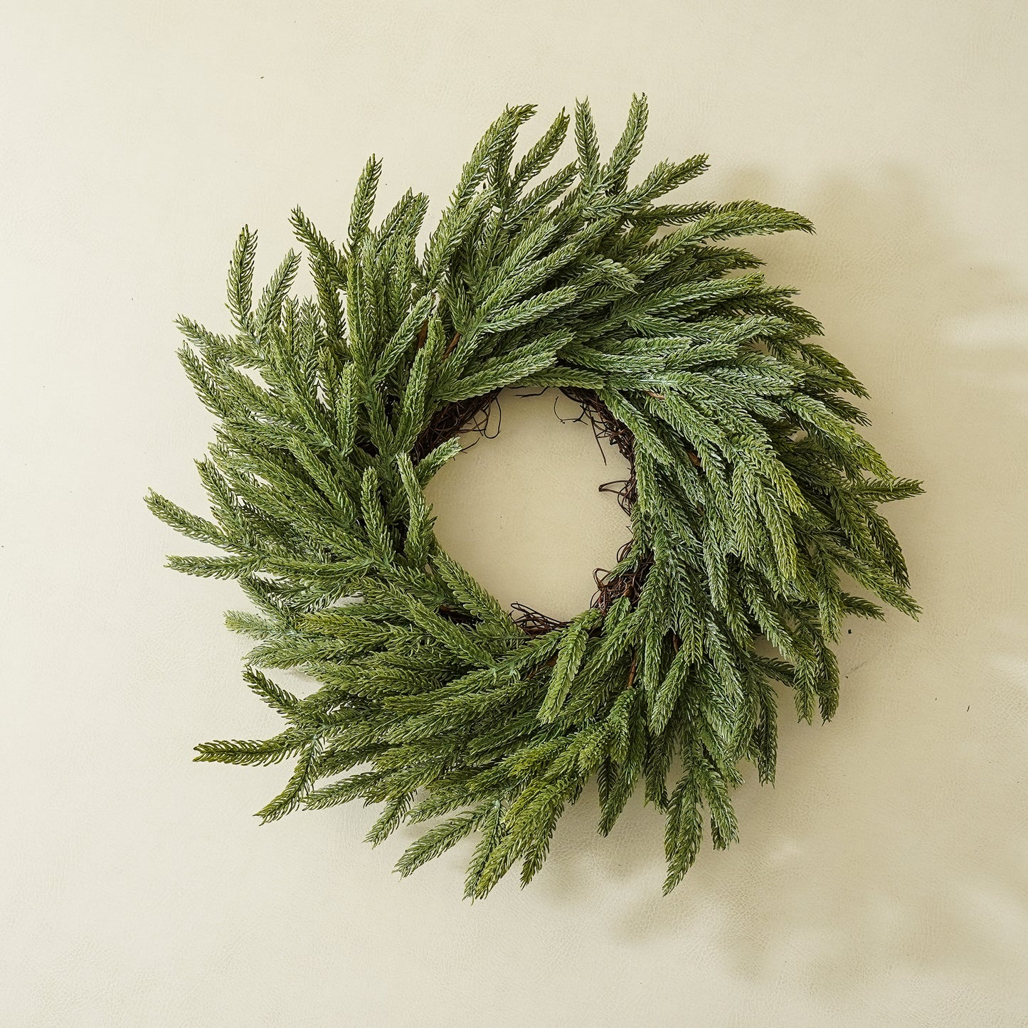Real Touch Blissful Norfolk Pine Wreath | Small