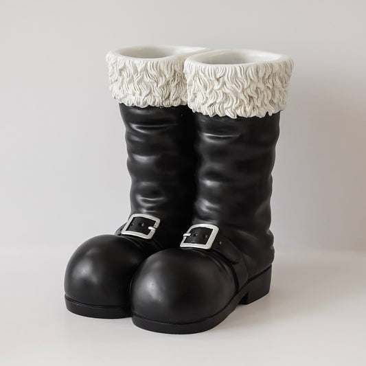 Santa Boots Planter | Holiday Accent Decor