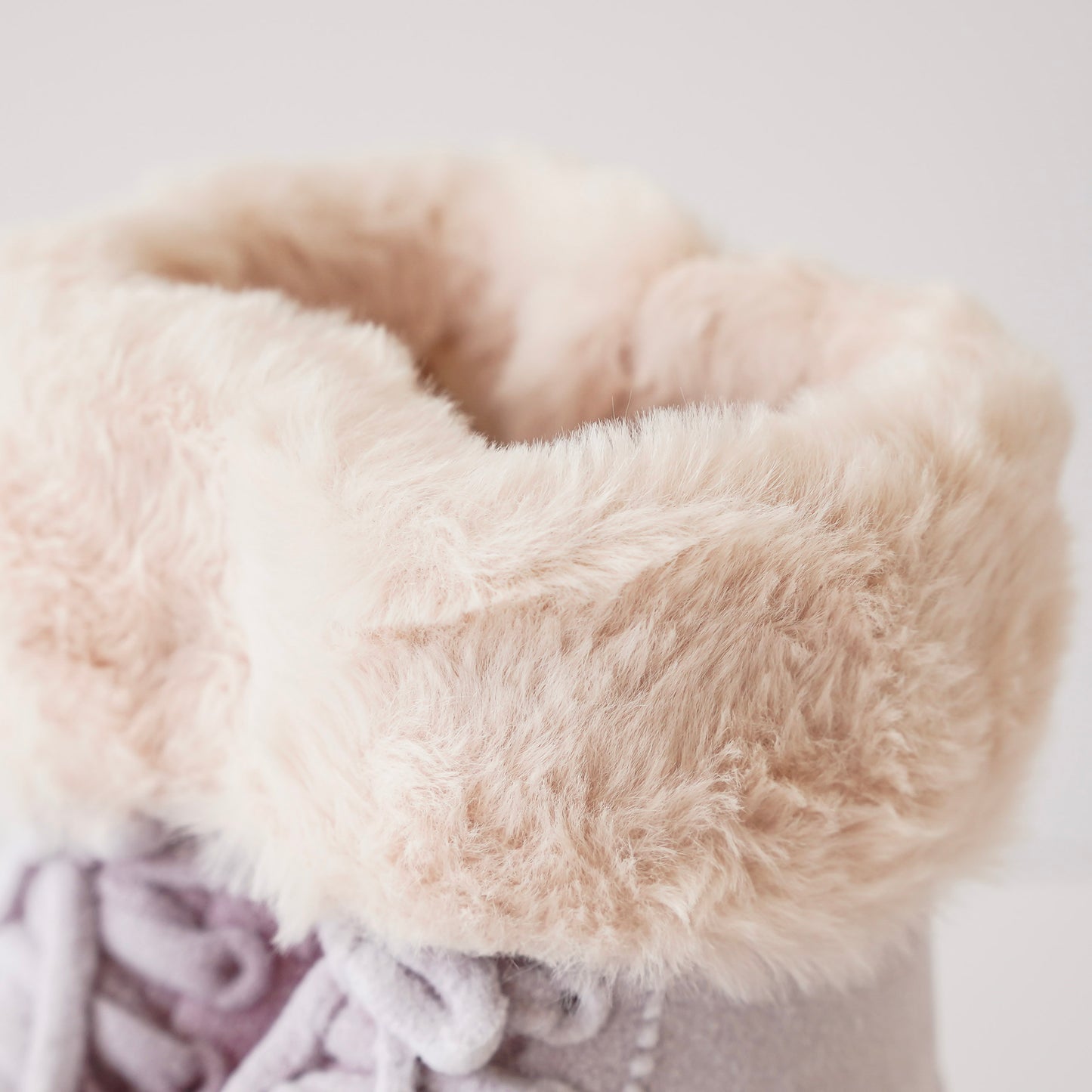 Fuzzy Pink Ice Skates Planter | Faux Fur Trim