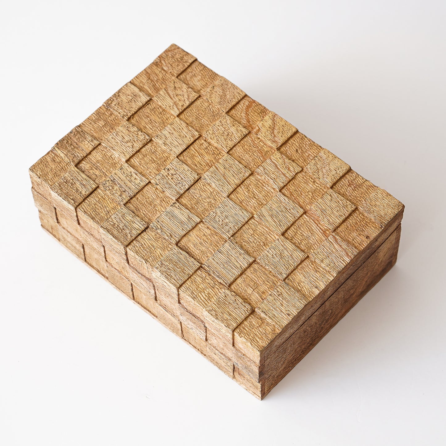 Natural Wood Weave Box Set