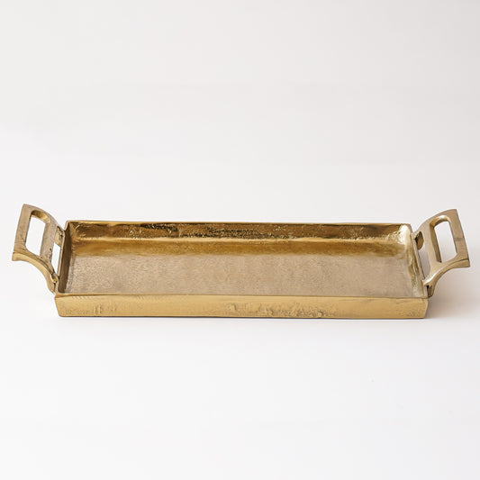 Brushed Gold Aluminum Tray