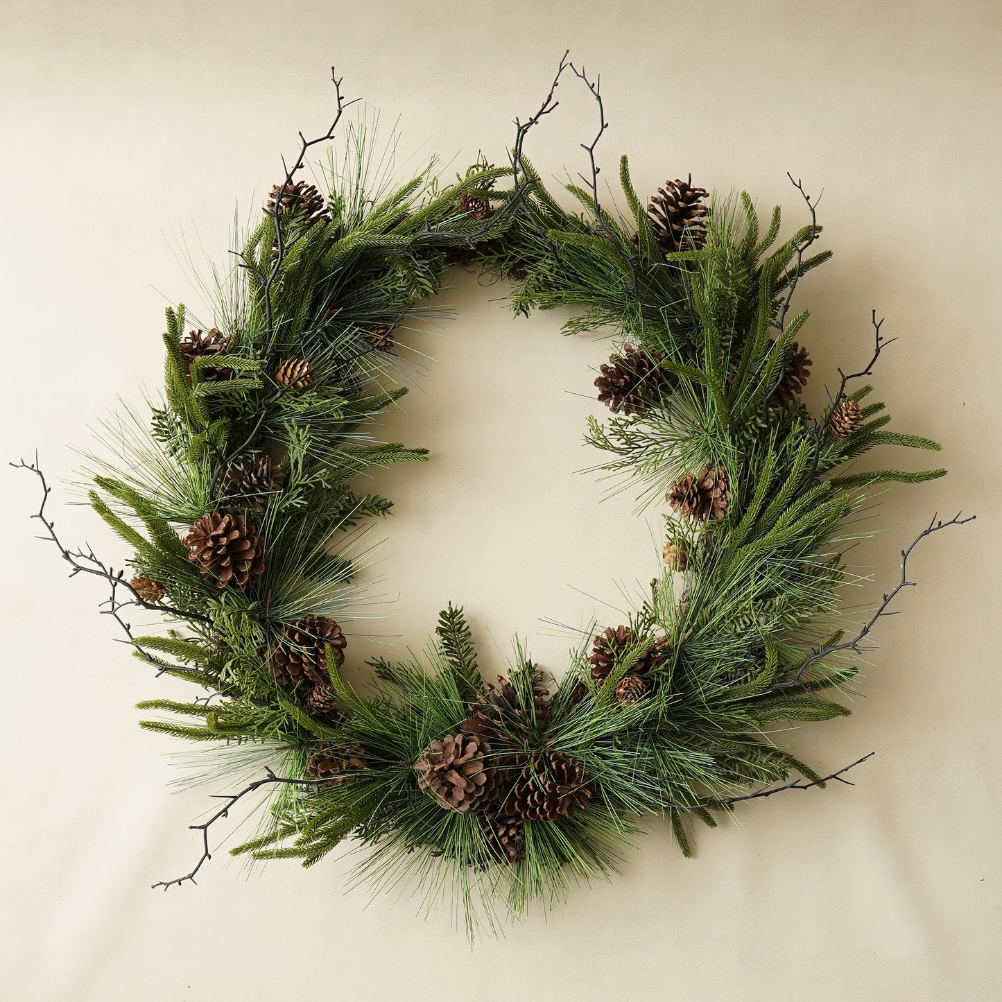Magnificent Pinecone Wreath