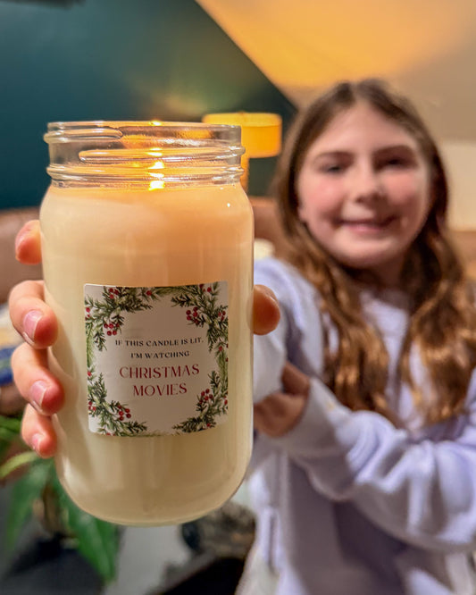 Cypress | Mason Jar | If This Candle is Lit, I'm Watching Christmas Movies