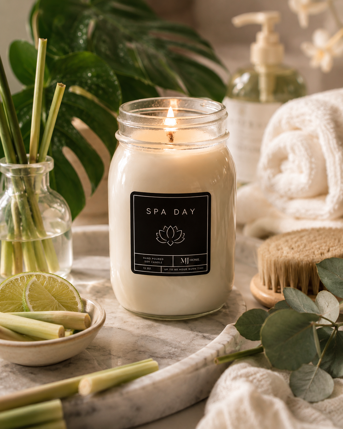 Spa Day | Mason Jar Candle