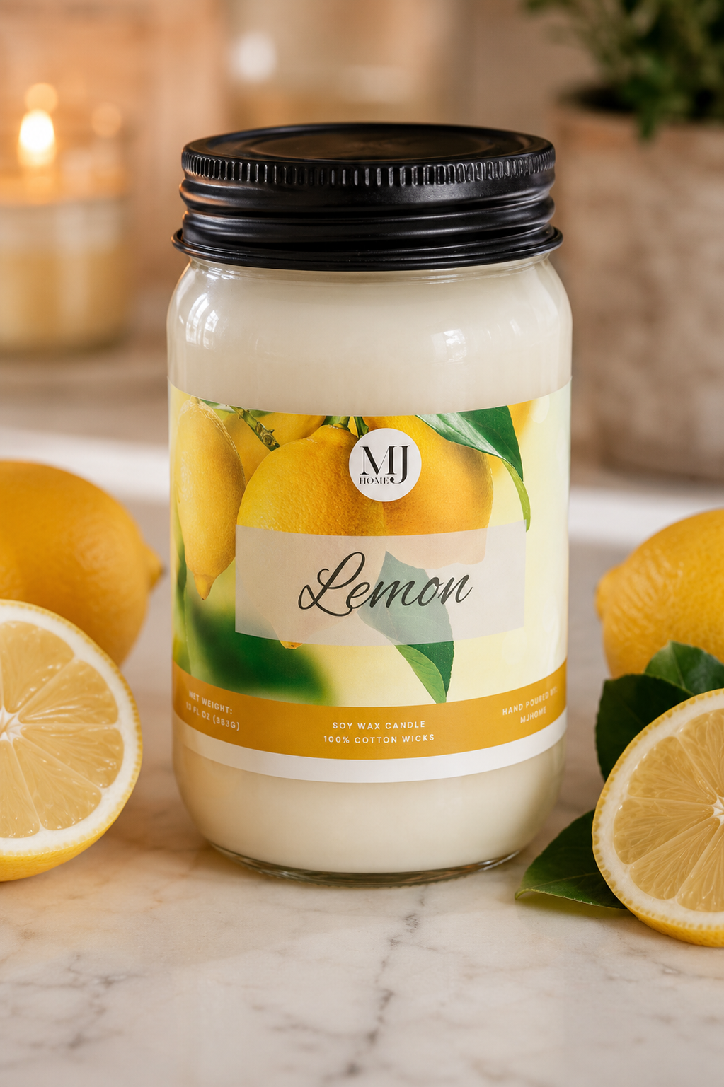 Lemon | Mason Jar Candle