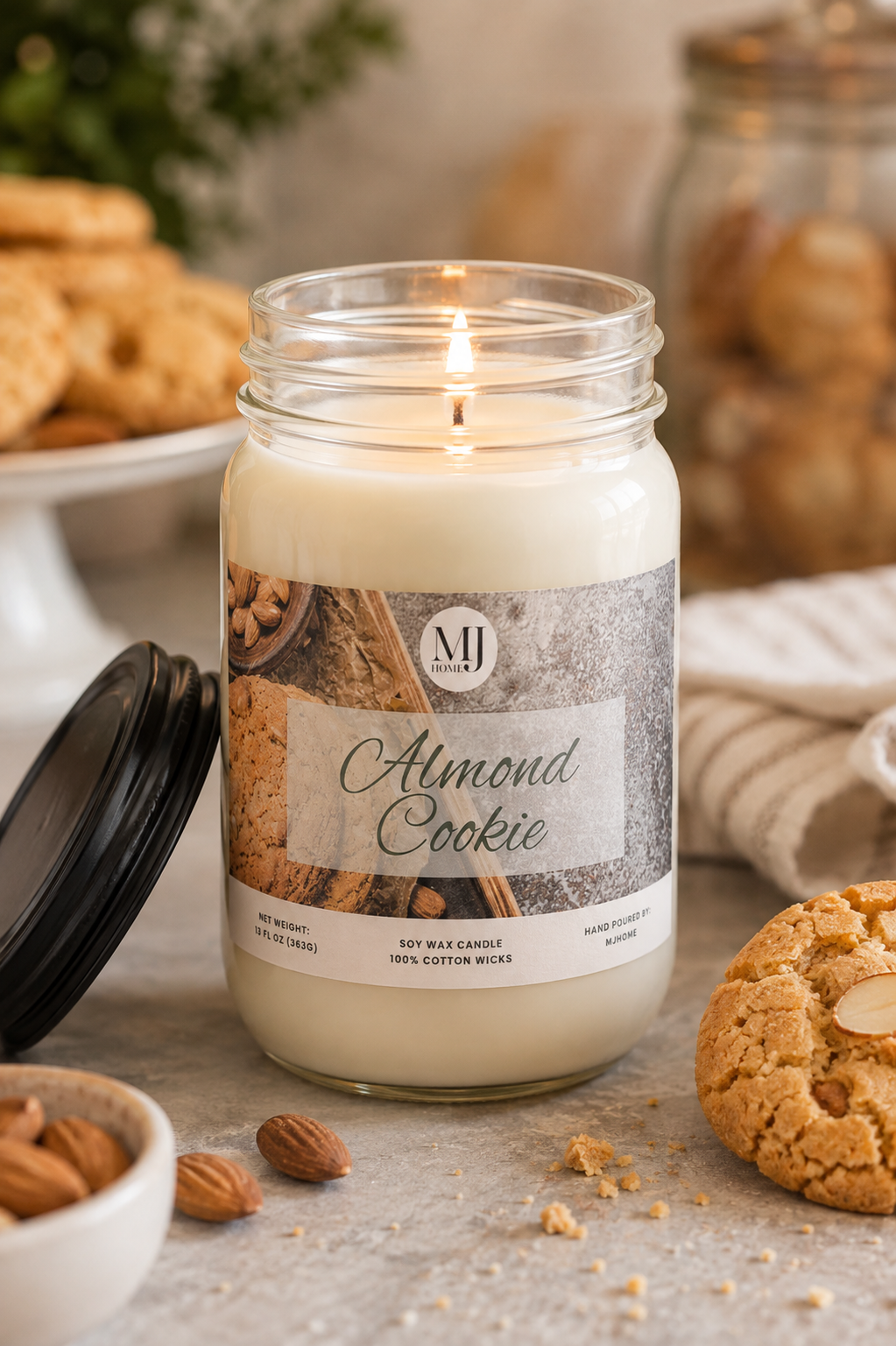 Almond Cookie | Mason Jar Candle