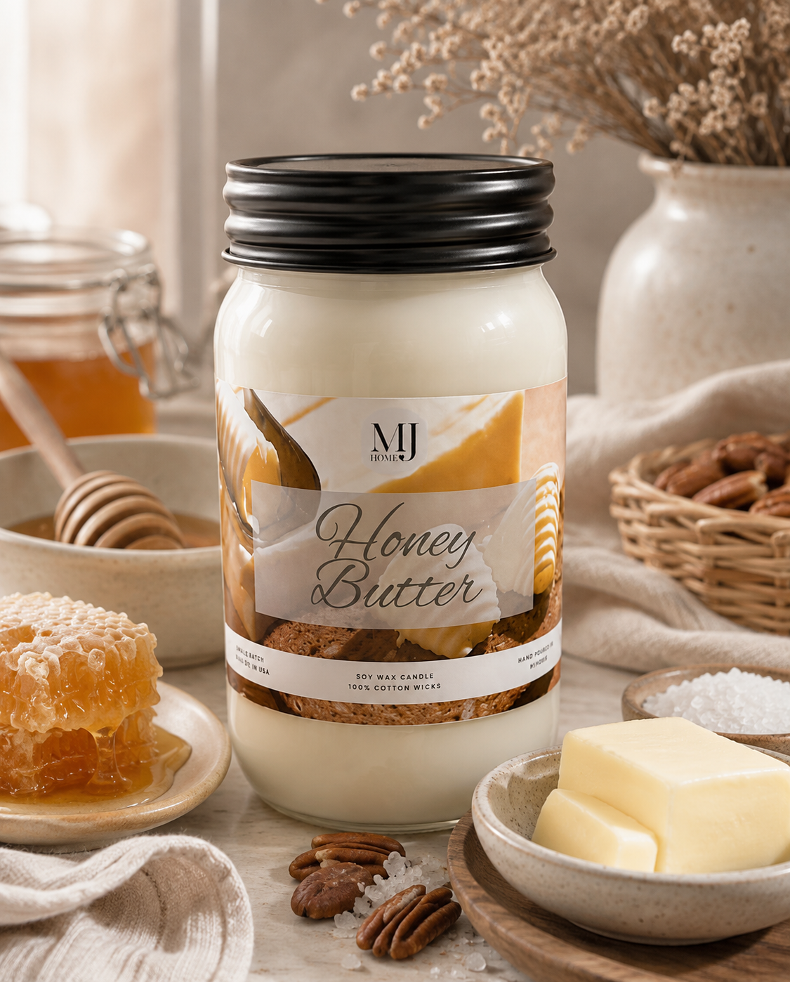 Honey Butter | Mason Jar Candle