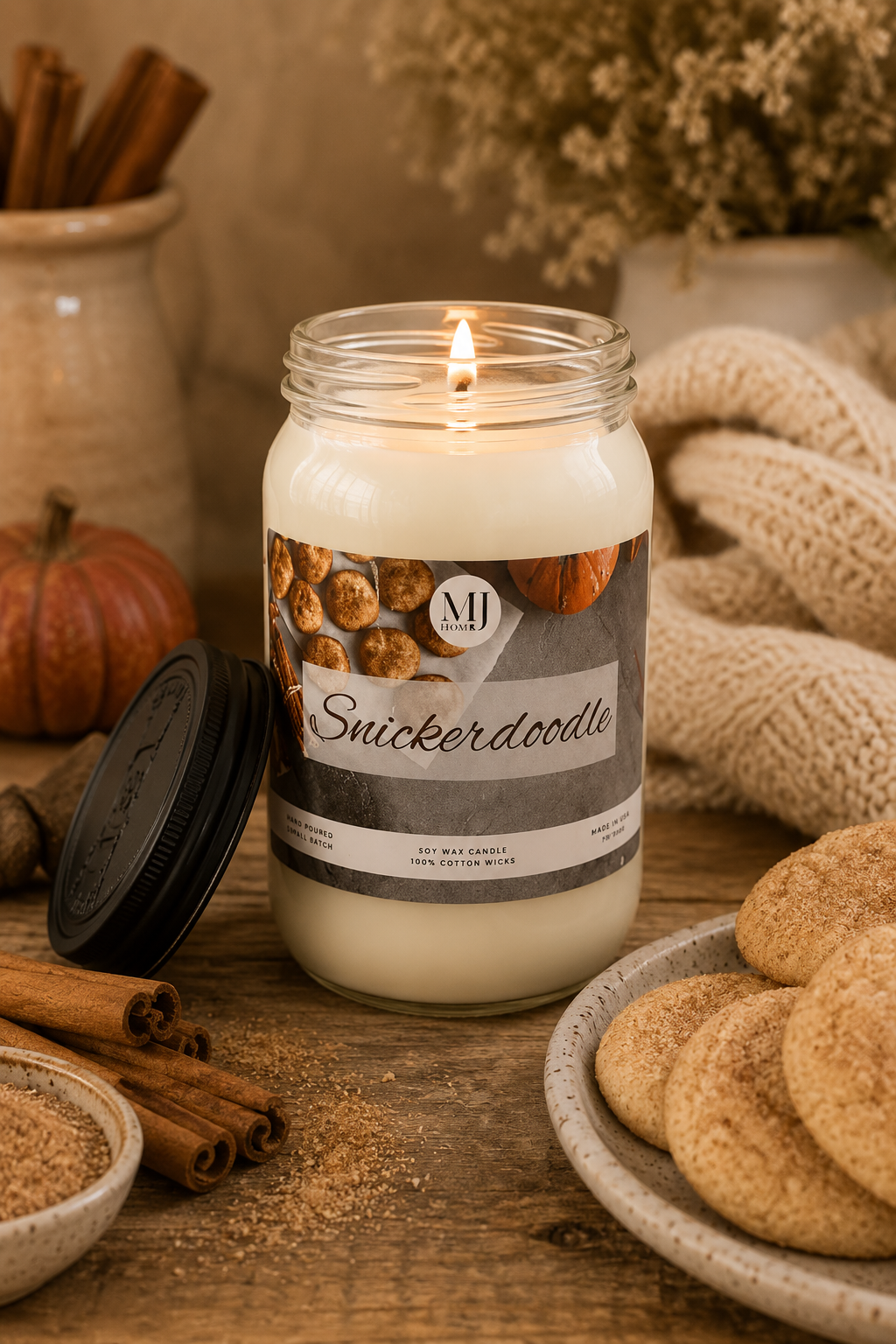 Snickerdoodle | Mason Jar Candle
