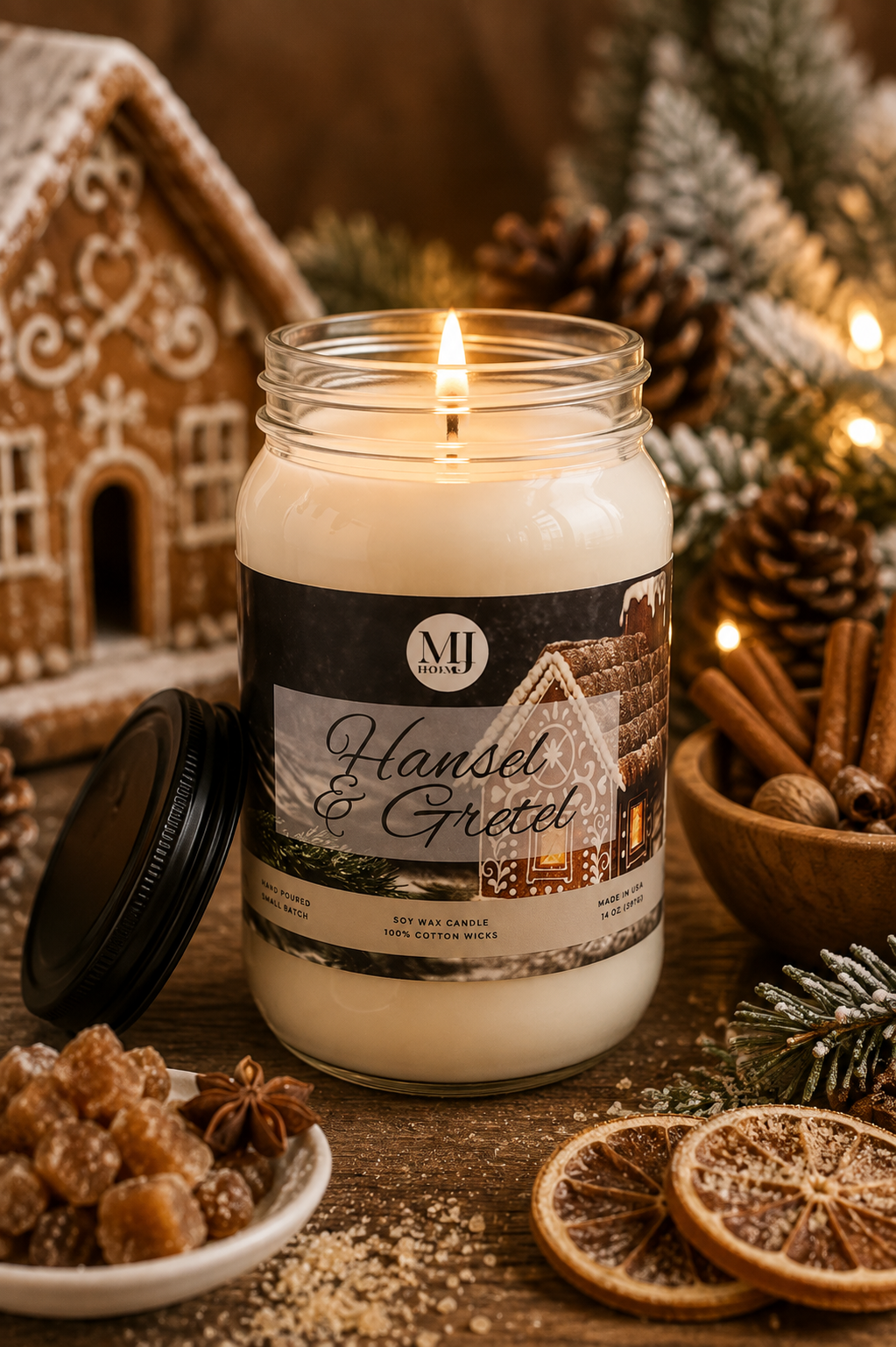 Hansel & Gretel | Mason Jar Candle