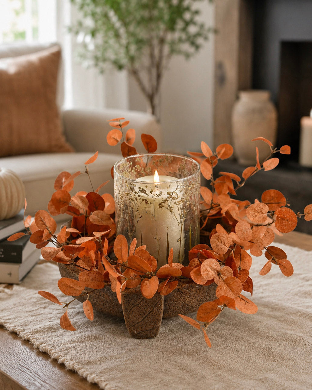Felt Candle Ring | Corked Orange
