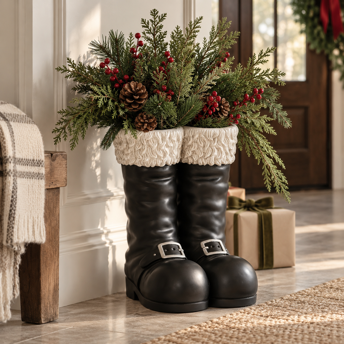 Santa Boots Planter