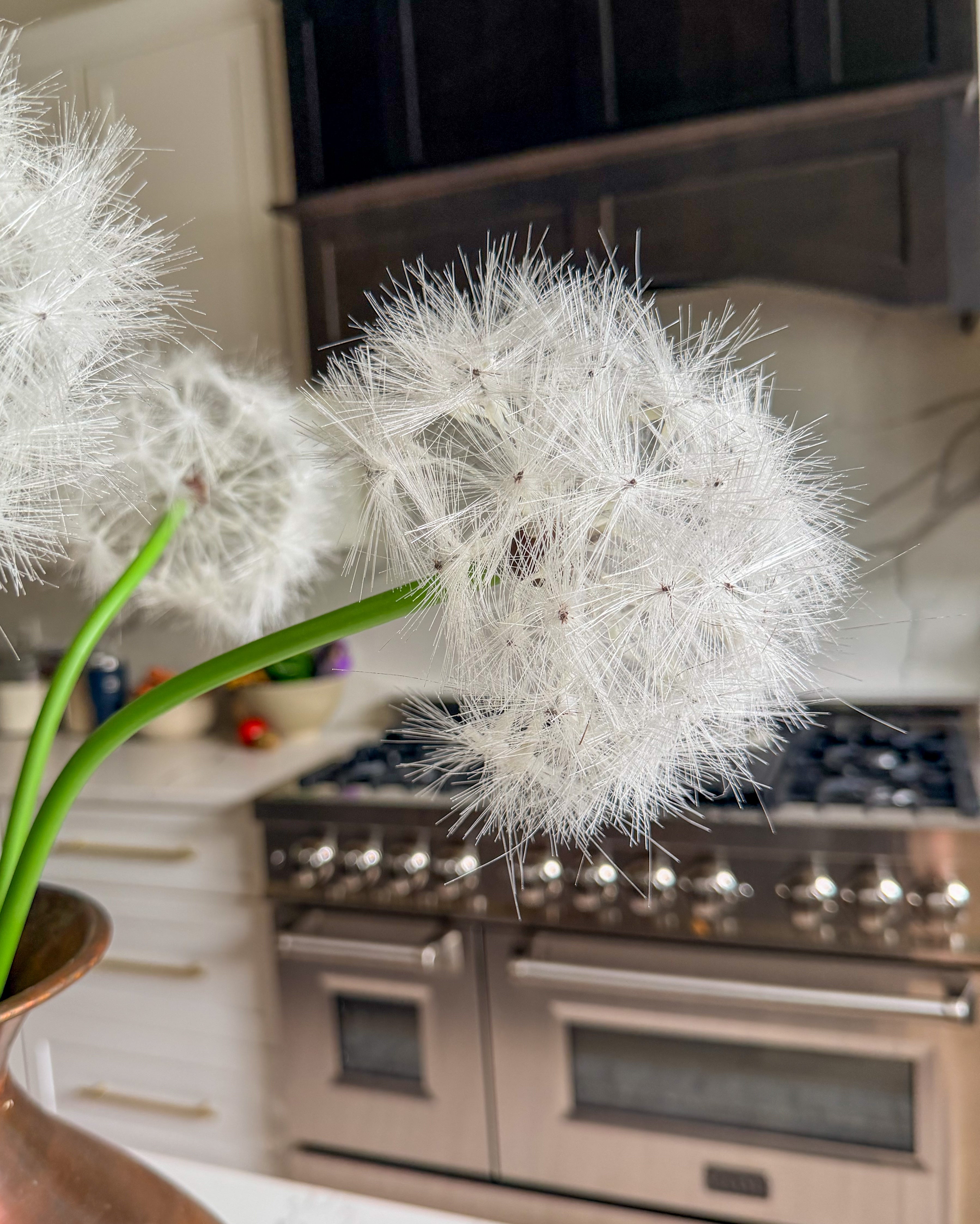 Faux Meadow Dandelion Stem