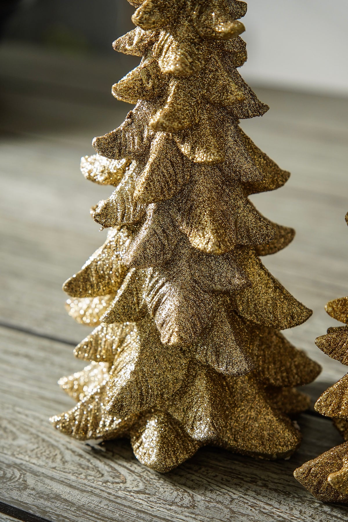 Gold Glittered Ceramic Christmas Tree