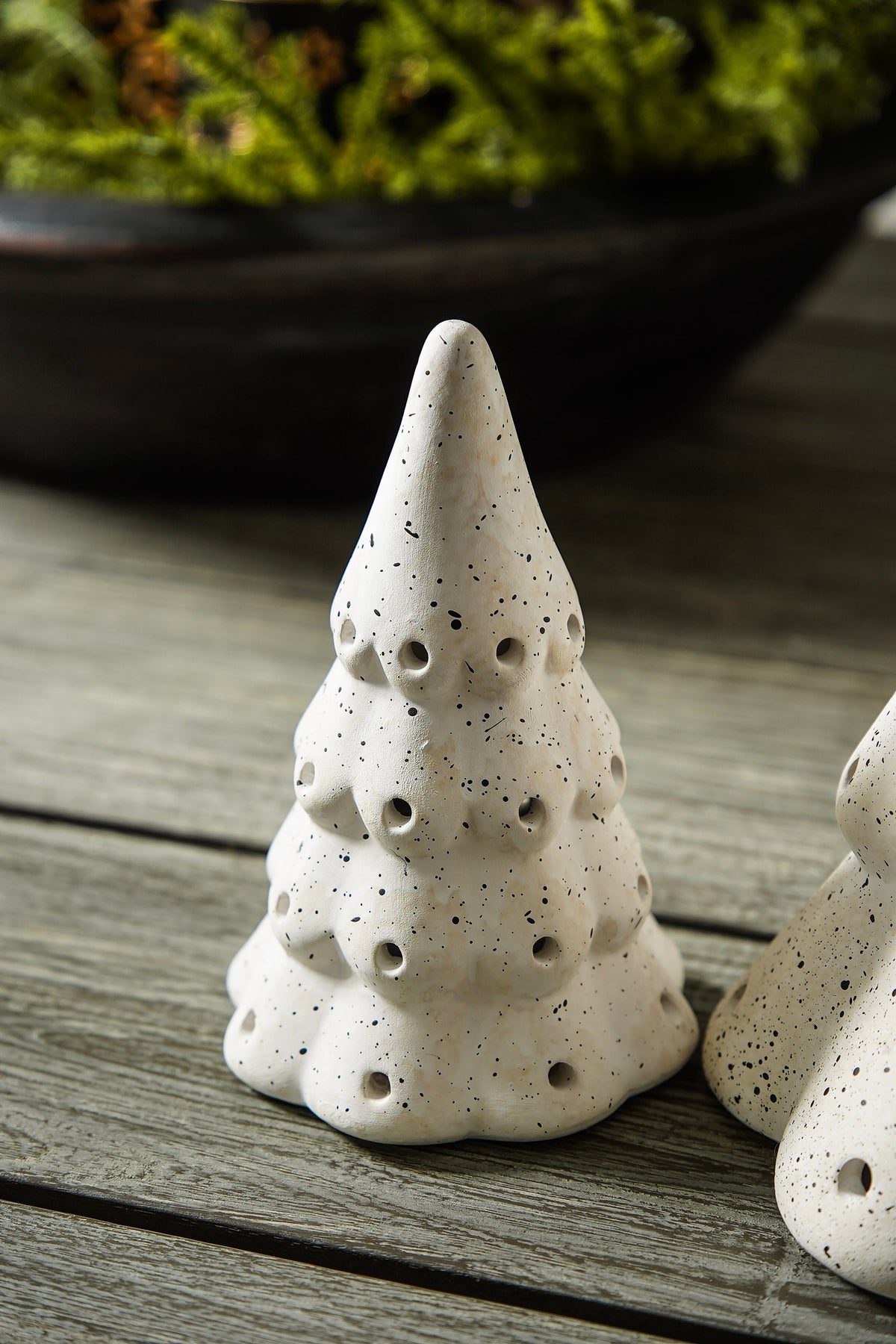 Everly Ceramic Luminary Trees