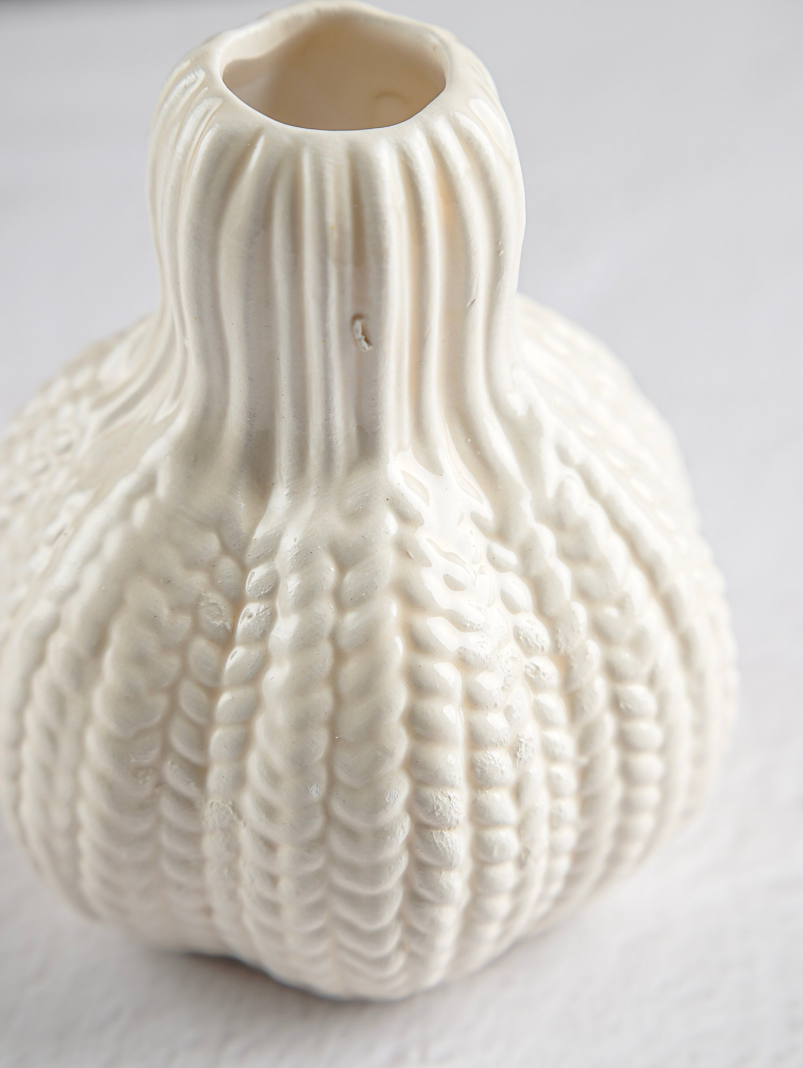 Porcelain Gourd Bud Vase