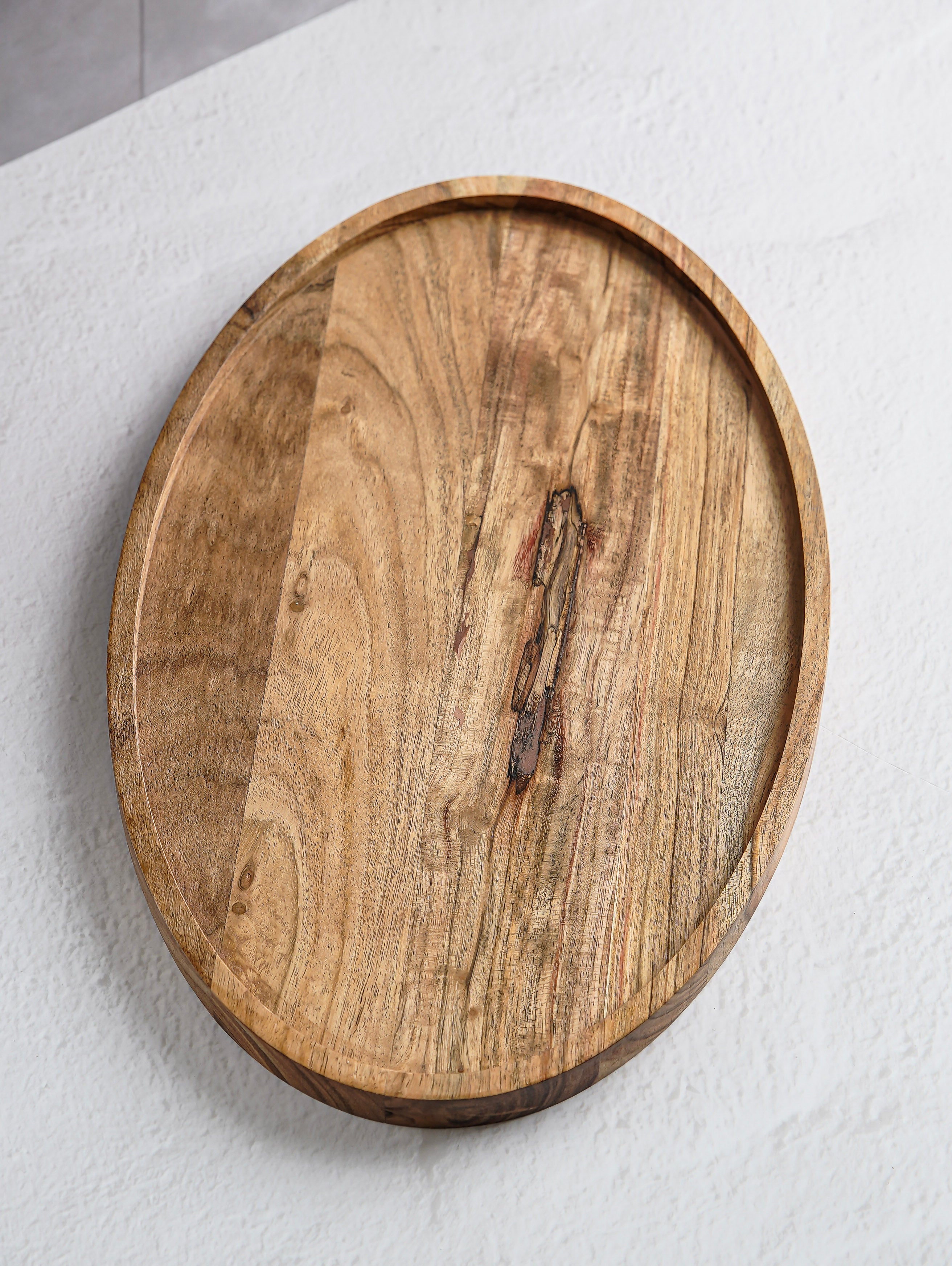 Oval Acacia Wood Tray