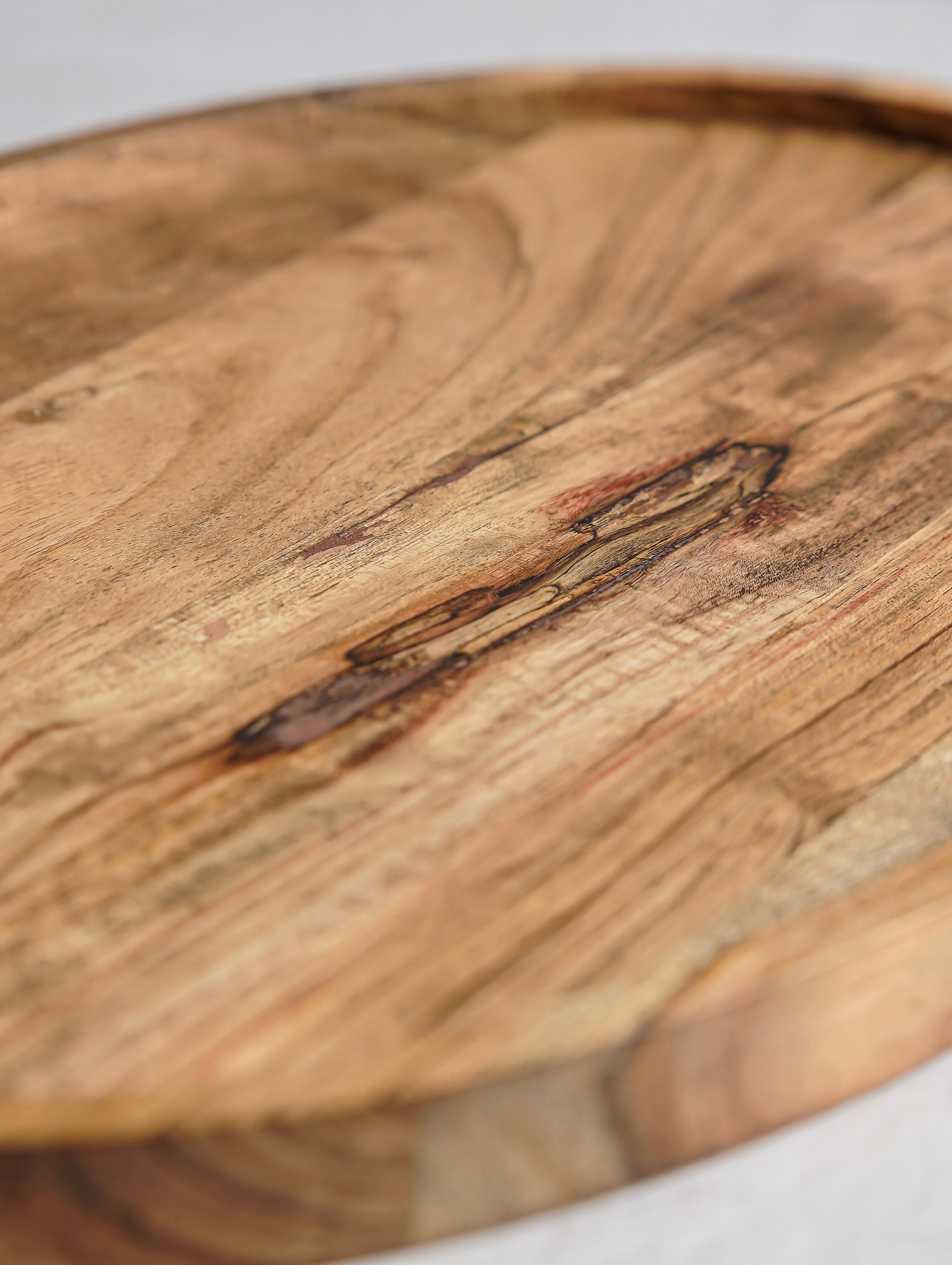 Oval Acacia Wood Tray