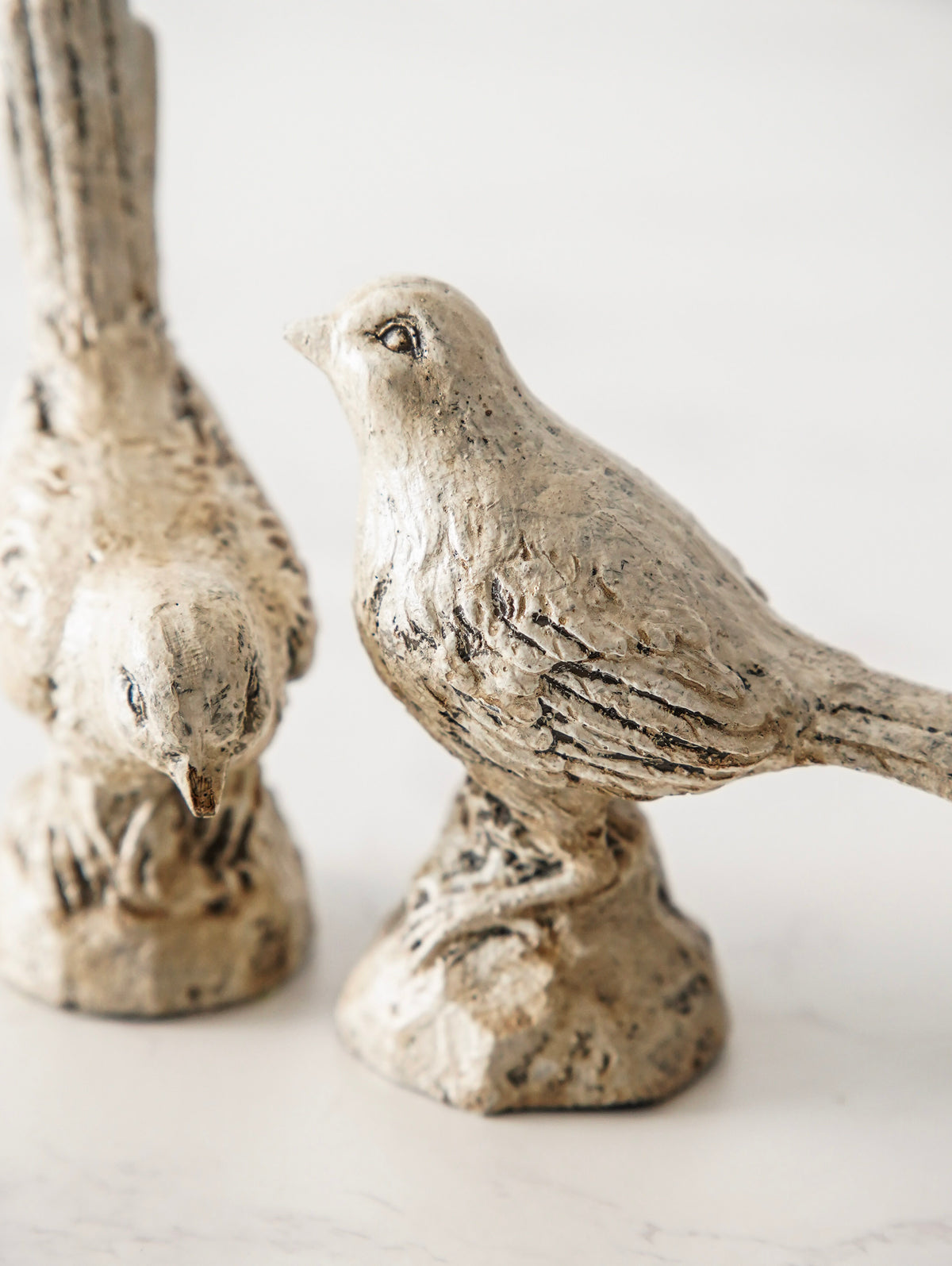 Antique Stone-Look Bird Set