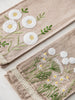 Floral Embroidered Tea Towels | Set of 2