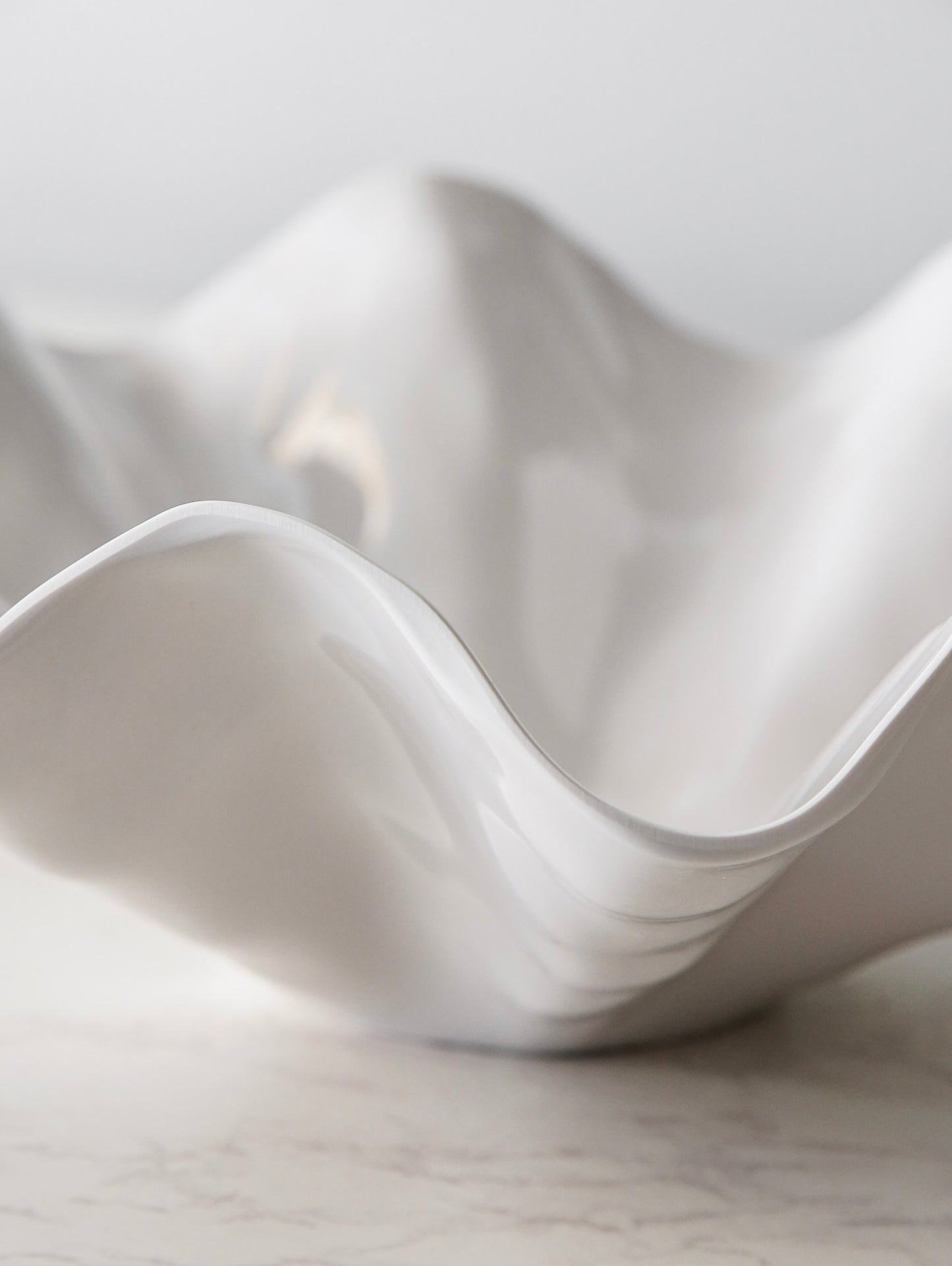 Ruffled Melamine Bowl