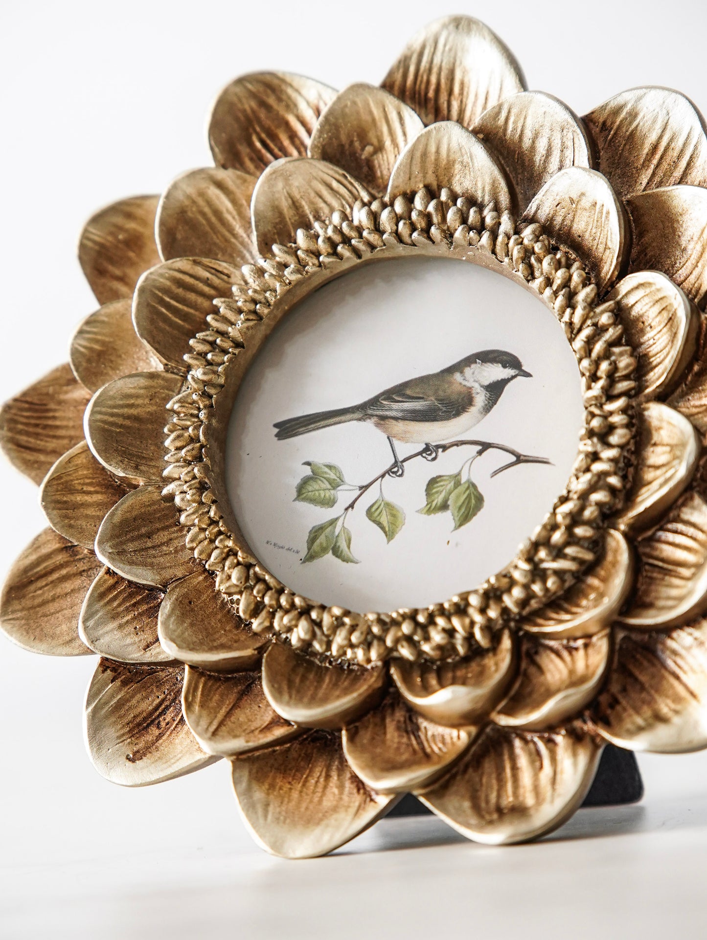 Gold Flower Edge Frame