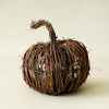 Rustic Twig Pumpkin Decor | Large