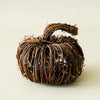 Rustic Twig Pumpkin Decor | Small